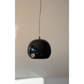 Fekete vintage gömbfüggőlámpa – skandináv stílus